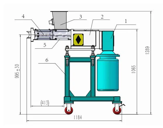 Twin Screw Side Feeder for Plastic Powder Coating and Rubber Machine