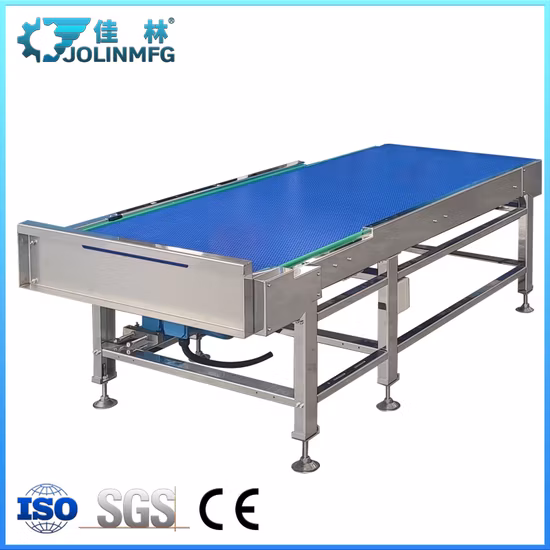 식품 등급 플라스틱 모듈식 메쉬 벨트 체인 식물성 과일 컨베이어 식품 컨베이어